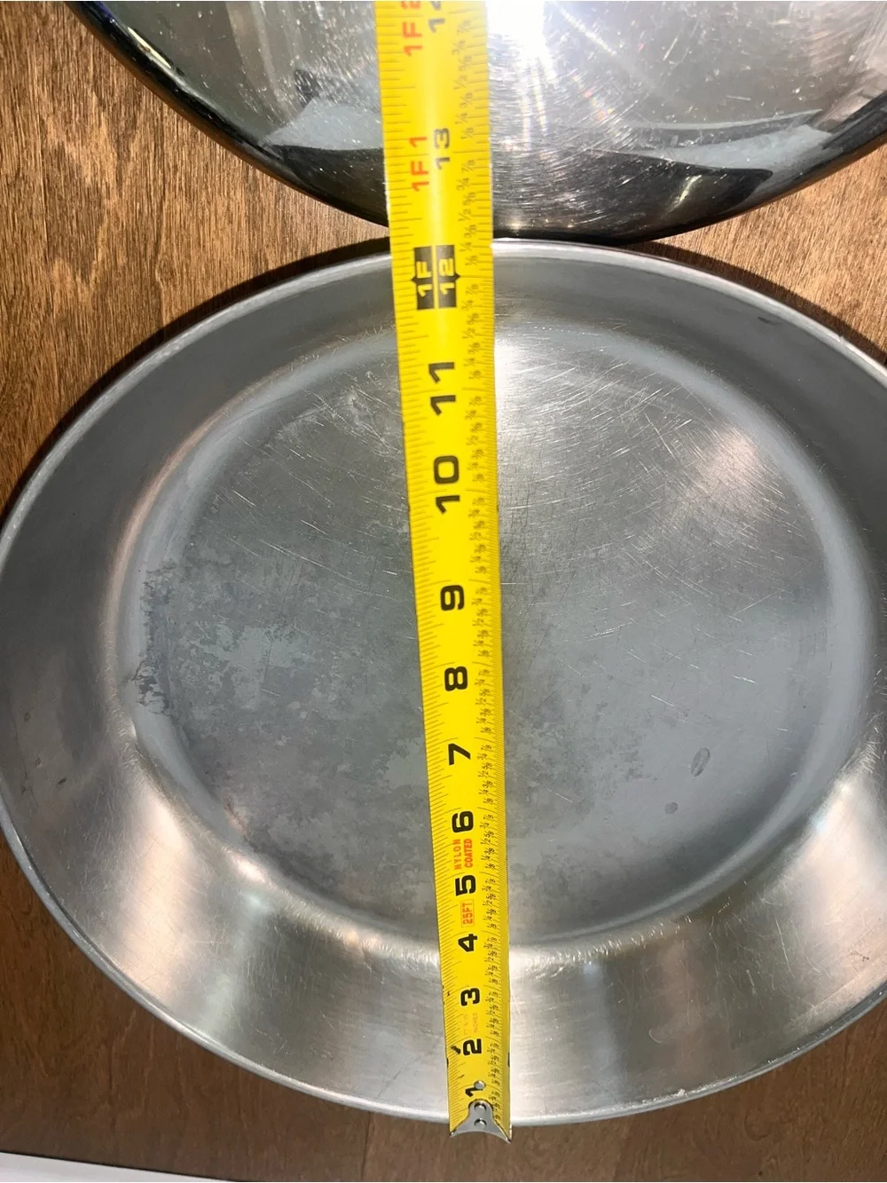 Vintage Revere Ware 12 Inch Stainless Steel Skillet W/Lid: USA 86a